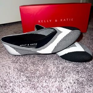 Kelly & Katie Color Block Knit Flats